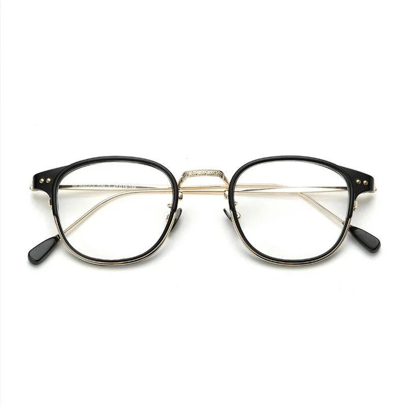 

Retro Women Eyewear Glasses Frame Ultra Light Ladies Face Transparent Pink Goggle Myopia Prescription Glasses Frame For Men New