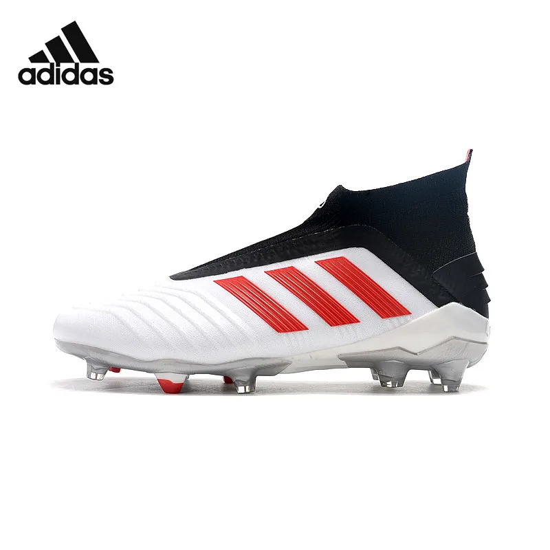 

Adidas Predator 19+FG Waterproof Knitted Surface High Band Men Soccer Boots Football Cleats Shoes