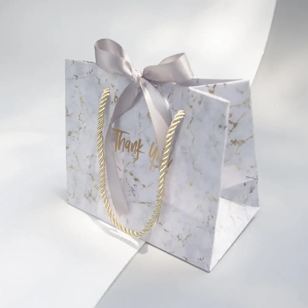 Creative marbre gris Sac Cadeau Pour Fête Baby Shower Paquet mariage faveurs UK 