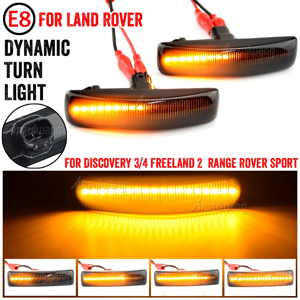 LED Side Marker Light for Land Rover Discovery 3 4 Freeland 2 Range ...