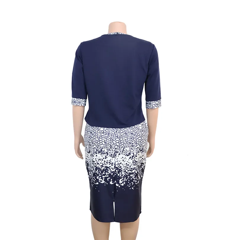 XL~ 4XL) Новая Мода Африканский принт эластичные Bazin мешковатые рок стиль платья с пальто 2 шт./компл. для женщин/женщин