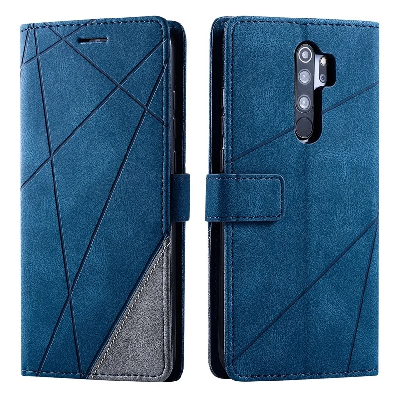 Geometric Leather Flip Case For Xiaomi Mi Redmi Note 7 8 9 10 7A 8A 8T Pro Max Lite A3 9T K20 K30 Wallet Card Holder Slots Cover xiaomi leather case hard