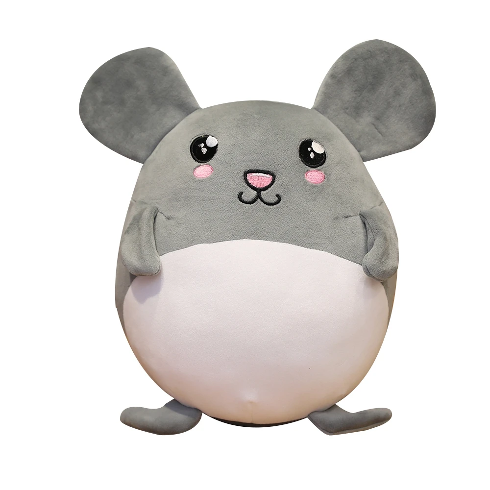 

1PC Nice 35-55CM Lovely Grey Rat Pillow Stuffed Animal Plush Toys For Girls Children Boys Toys Cute Mouse Dolls Birthday Gifts