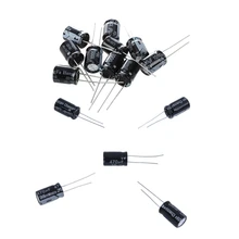 15 Pcs Electrolytic Capacitor: 10 Pcs 1000UF 16V 105C Radial Electrolytic Capacitor 10 X 13Mm & 5 Pcs 35V 470UF Electrolytic Cap