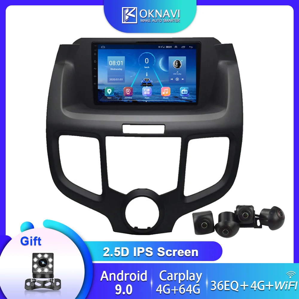 

For Honda Odyssey RB1 Car Radio 2004-2008 Autoradio 2 Din Android Auto 9 Inch Multimedia Stereo Player Carplay Streeing Wheel