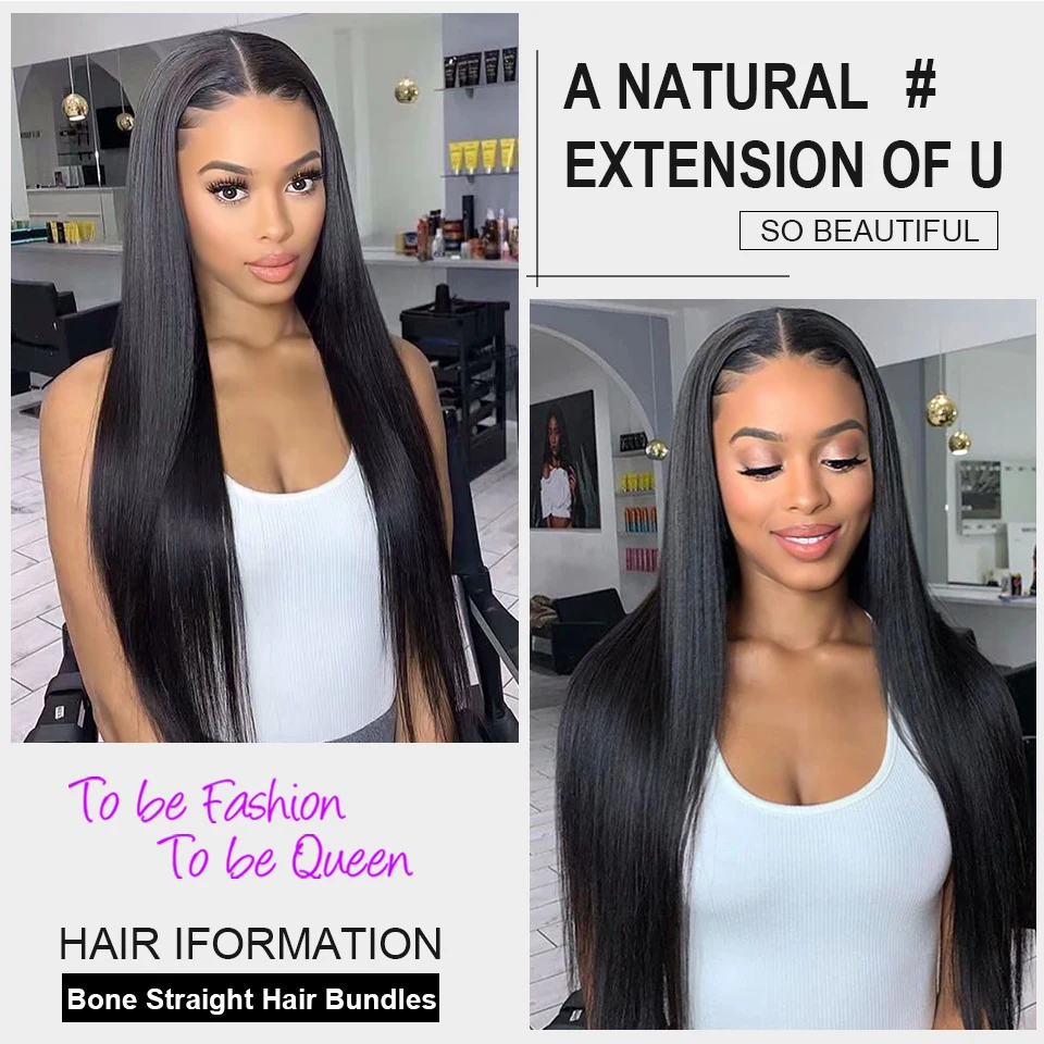 Cranberry Hair Bone Straight Hair Bundles Malaysian Human Bundles Deal 100G/PC 100% Remy Extensions 3 /Lot