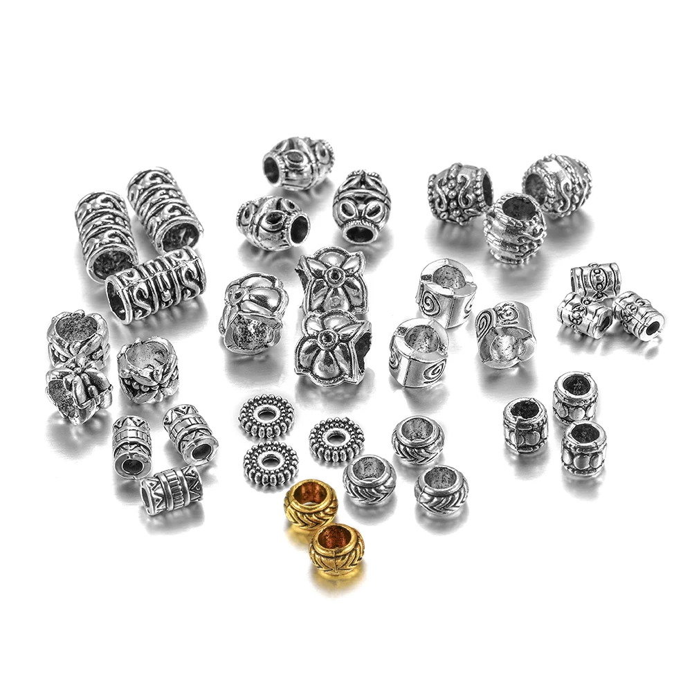 100 Perline Distanziali In Lega Argento Tibetano | A Forma Di Cono 5x3mm | Nichel Free | Bigiotteria Fai Da Te
