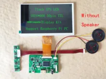 7 pulgadas IPS LCD Compatible con HDMI 1024*600 Pantalla de 165mm * 100mm para Raspberry Pi PS3 PS4