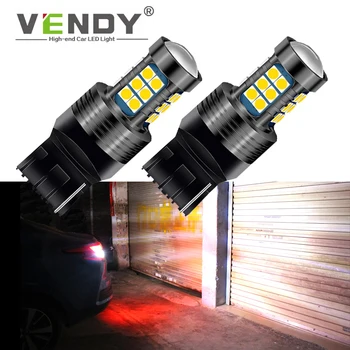 

2pcs LED Reverse Light Car Lamp W16W T15 P21W BA15S W21W 3157 For mitsubishi lancer x 10 outlander xl asx 1200 pajero sport 4