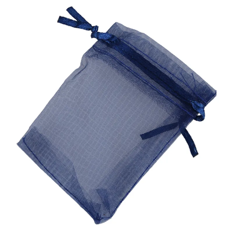 100 x Organza Wedding Favour Bags Jewellery Pouches 7CM*9CM