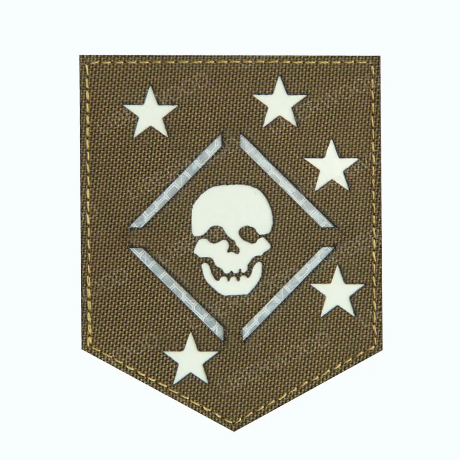 1 Светоотражающий Marsoc инфракрасный ИК патч спецназ патч операций Ranger USMS, специальные Ops значки тактические наклейки нарукавная повязка - Цвет: 1