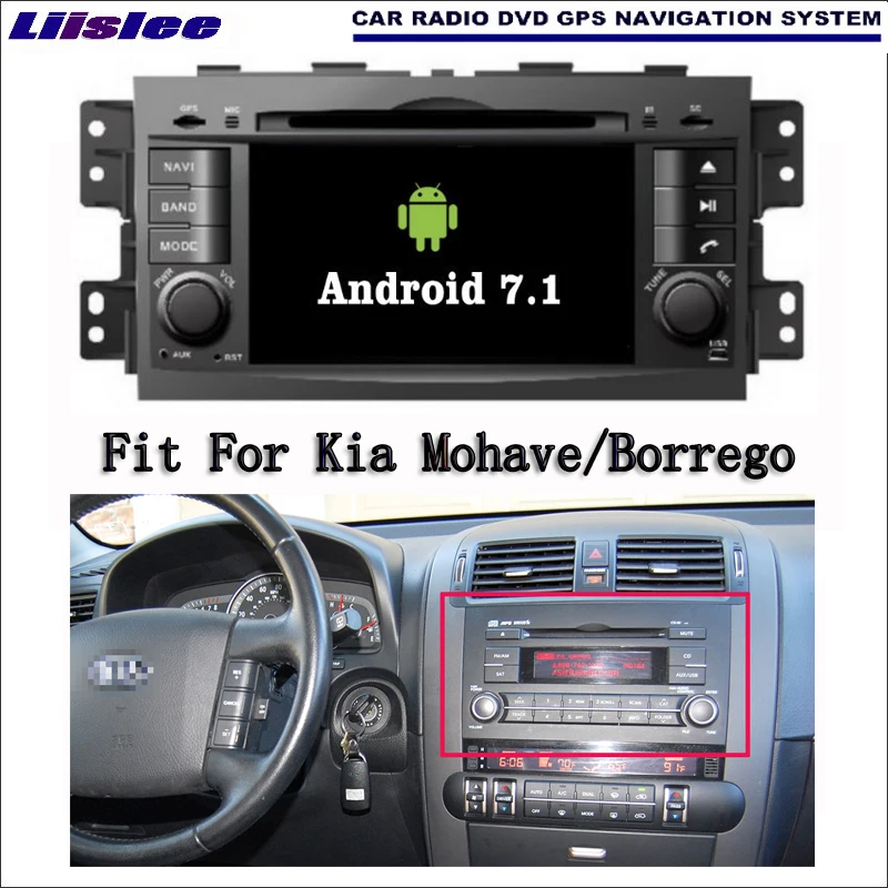 Liislee Android 7 1 2G RAM для Kia Mohave/Borrego автомобильное радио Аудио Видео Мультимедиа DVD