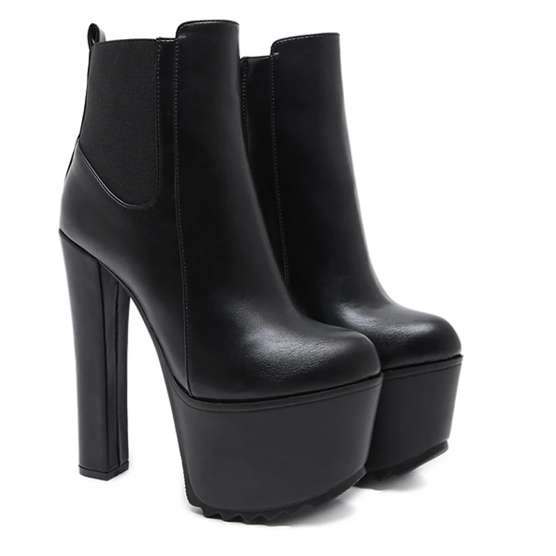 Женские ботинки; коллекция года; кожаные женские осенние ботинки на высоком каблуке; женская обувь; женские полусапожки; женская обувь; пикантные черные сапоги; YMA923
