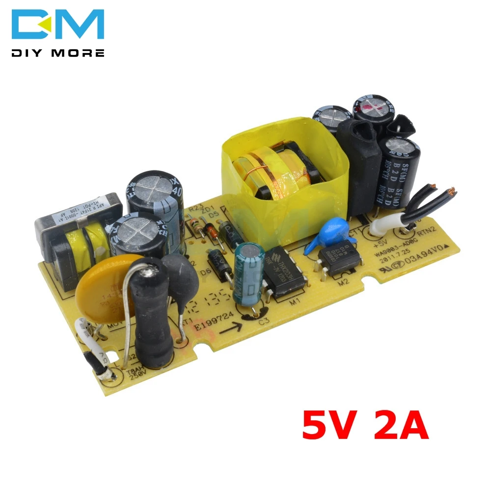 AC 100 V-240 V DC/DC 5V 2A/2.5A 12V 1A/2A/3A 24V 1.5A переключатель Питание модуль перенапряжения Защита от перегрузки по току Защита от короткого замыкания - Цвет: 5V 2A