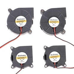 4020/5015 Blower Cooling Fan 12V/24V 2Pin XH2.54 Terminal Cable For 3D Printer