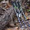 1 Piece 170g Telescopic Folding Walking Stick KODENOR Hiking Trekking Pole Carbon Fiber 3 Section Outer Lock Alpenstock Climbing 6