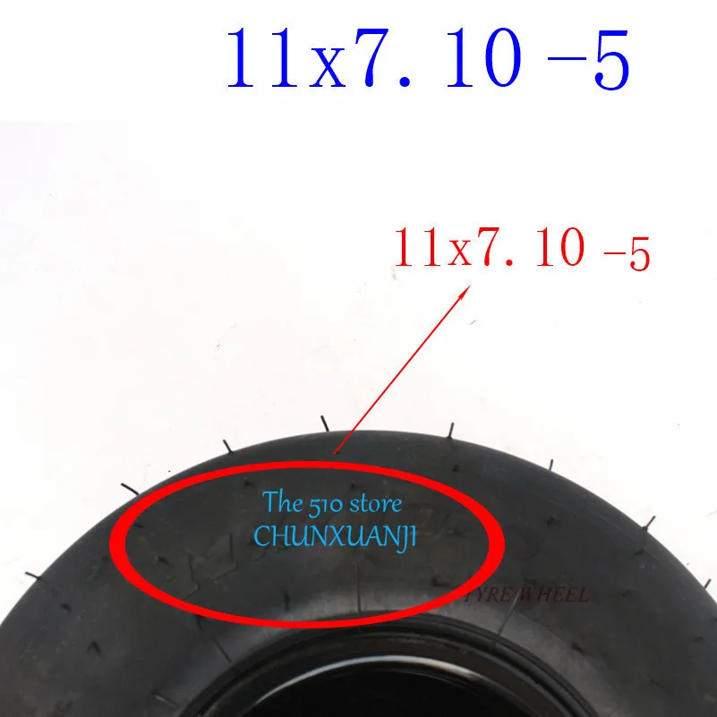 5 дюймов заднее колесо 11X7. 10-5 kart шины Дрифт велосипед колеса пляжные автомобильные аксессуары ATV Quad Запчасти