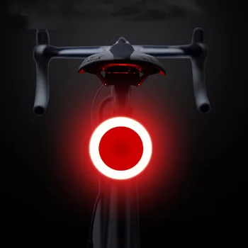

Small Smart Tail Light USB Rechargeable Lithium Battery Constellation Flickering Safety Ebike Mountain Bike Tail Light