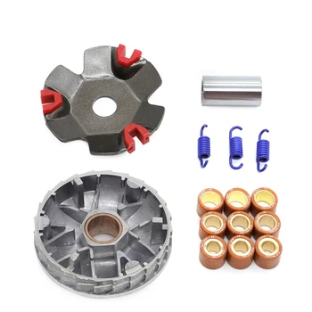 

For GY6 50cc High Performance Racing Variator Kit w/ Roller Weights Driving Pulley For GY6 50cc 139QMB 139QMA Dio 50cc Scooter
