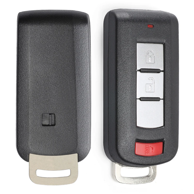 KEYECU 315 МГц ID46 PCF7952 чип OUC644M-KEY-N 2+ 1 3 кнопки дистанционного брелока для Mitsubishi Lancer Outlander с нерезанным лезвием