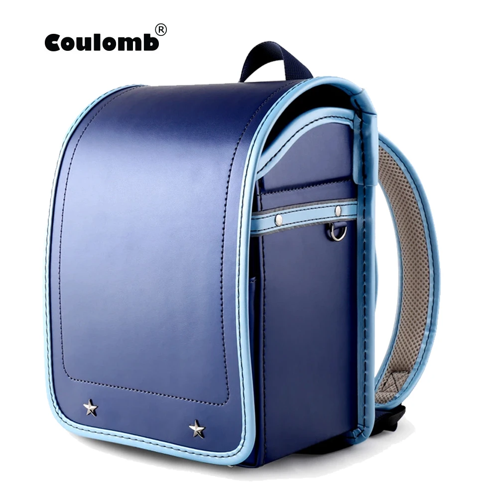 Coulomb Kid Orthopedic Backpack Baby Boys School Bags Japan Pu