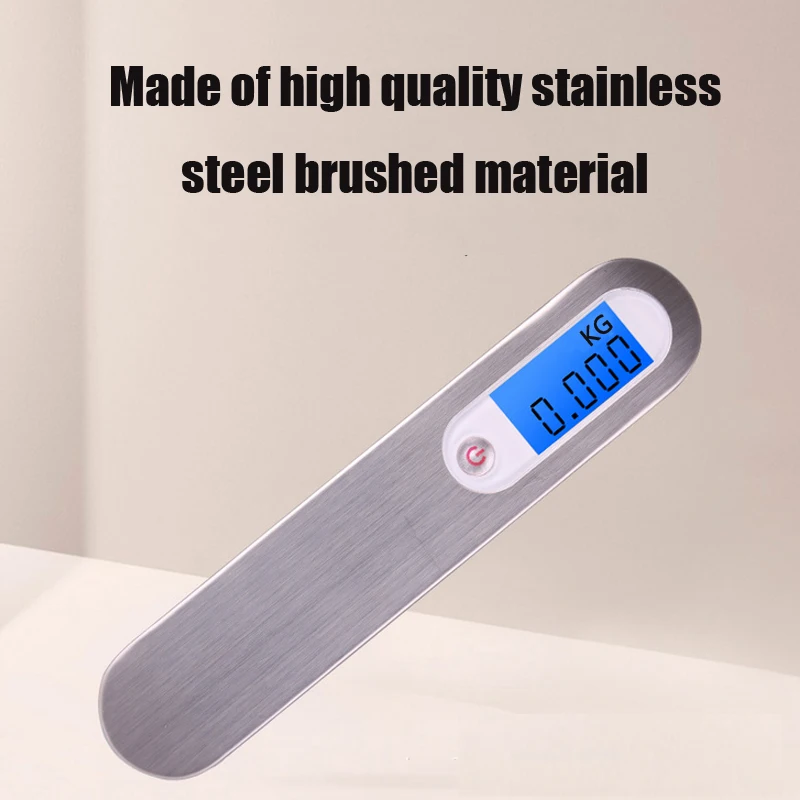 New Portable 50KG Stainless Steel Digital Pocket Luggage Weight Hanging Scale Home Kitchen Scales