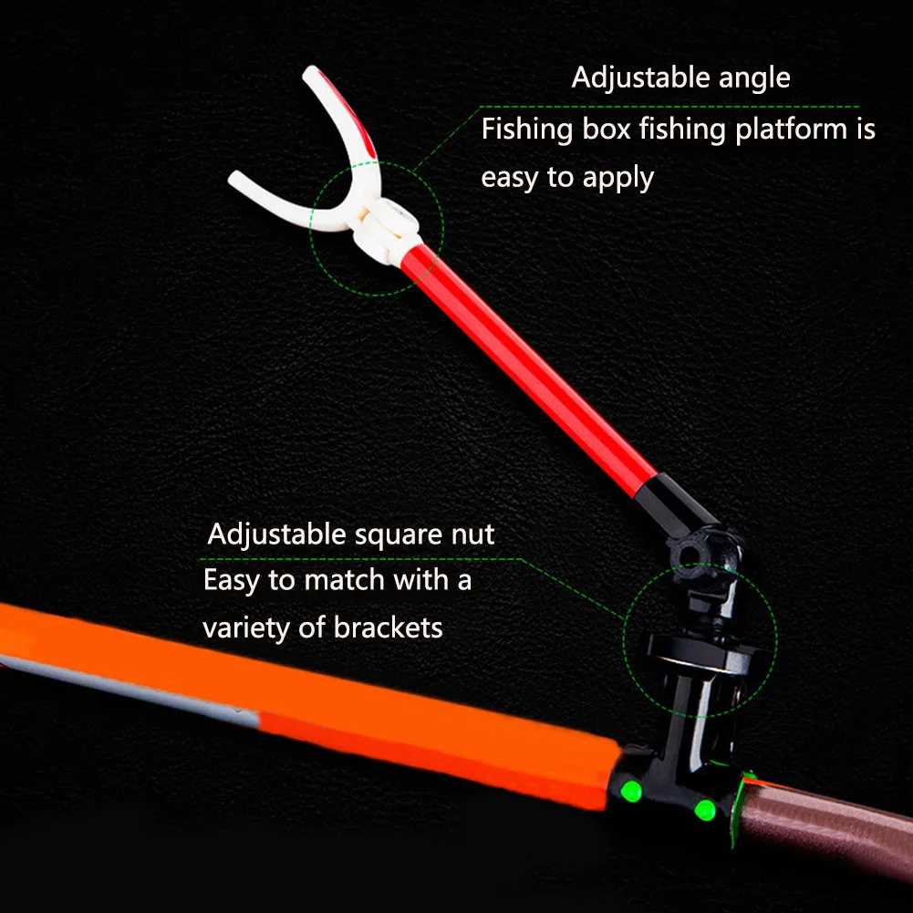 Растягивающаяся подставка Angler Pole кронштейн углеродная задняя рука держатель удочки простые аксессуары Телескопический гаджет вращающийся