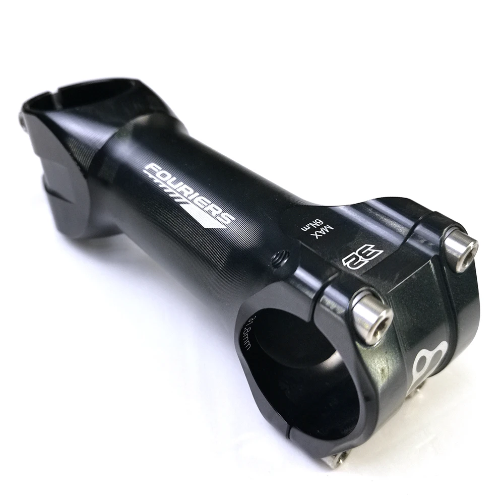 100mm Fouriers полный ЧПУ MTB XC вынос руля 31,8 мм 1 1/" для гигантских OD2 17 градусов руля велосипеда с прокладкой для 28,6" 1 1/" и титановый болт - Цвет: 100mm