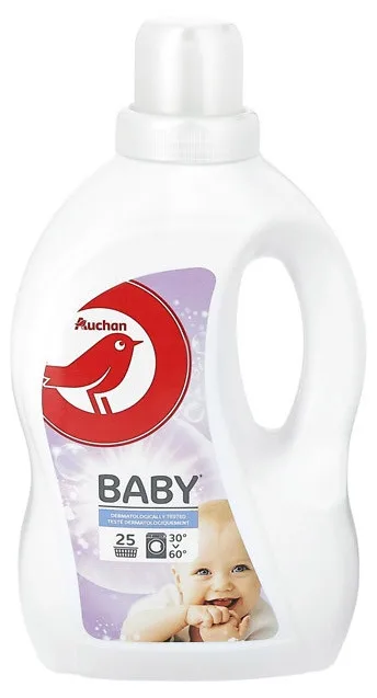 Средство для стирки детского белья Auchan «Красная птица» жидкое, 1,5 л