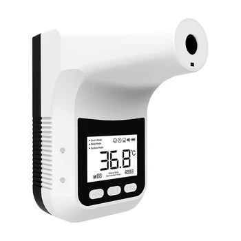 

Wall Mounted Digital Display Supermarket School Community Infrared Thermometer Easy Install With LCD Screen Non Office