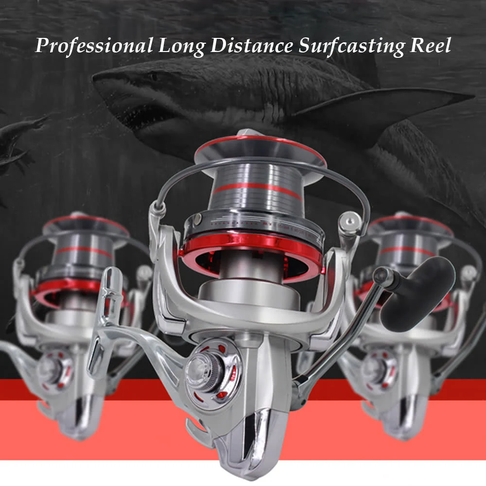 

14+1 Ball Bearing Professional Long Distance Casting Spinning Fishing Surfcasting Reel Left/Right Convertible Fishing Tackle
