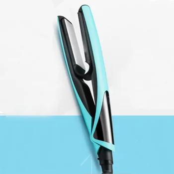 

2 in 1 LCD Display Electric Tourmaline Ceramic Hair Straightener Flat Iron Hair Curler Corrugated Curling Iron Hair Straightener