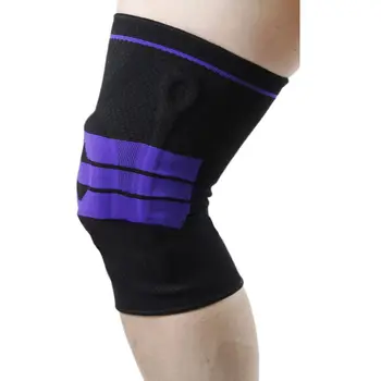 

Knee Brace Compression Sleeve Elastic Wraps Patella Stabilizer with Silicone Support Kneepad Protector for Arthritis Pain Relief