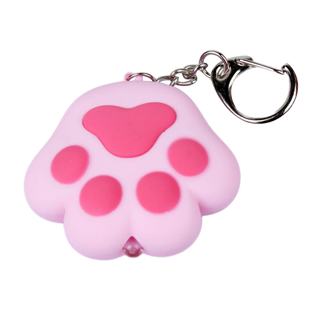 Pink Брелок Kawaii Cat Paw Toy пластиковый брелок милая сумочка подвесное освещение Прямая поставка - Цвет: Pink