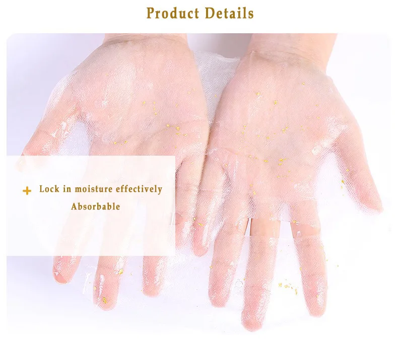 Ready to ship 24k gold foil skin moisturizing facial mask sheet firming face mask