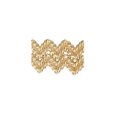 AOMU модная металлическая брошь Геометрическая волна Позолоченные Броши для женщин ювелирные аксессуары Подарки - Окраска металла: 4