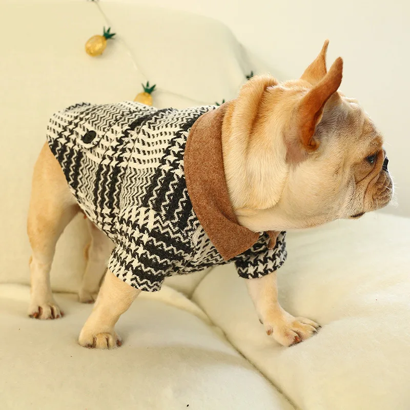 

French Bulldog Warm Coat Winter For Large Dog Keji Jacket For Leisure Coats Jackets Overalls Pet Clothing Costume Pug FSNN647483