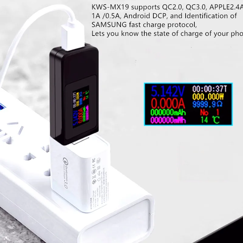 USB тестер постоянного тока 4 30 в зарядное устройство цифровой вольтметр