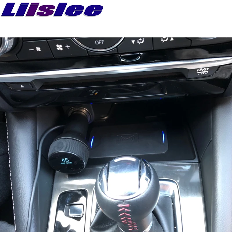 Qi Беспроводной зарядки телефона держатель Зарядное устройство для Mazda 6 GL 3 Axela 2016 ~