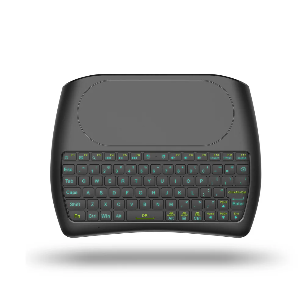 

New Style D8-L Backlit Keyboard lei she ban Mini Keyboard 2.4G Wireless with Touch Version I8 Keyboard Mini