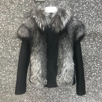 Женское короткое пальто из натуральной овечьей кожи подкладка шерсти одно