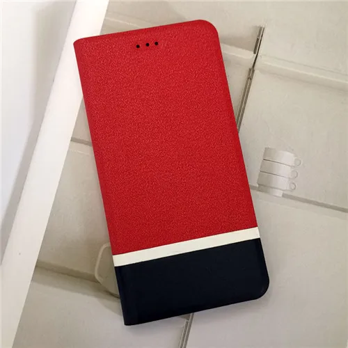 Кожаный чехол с откидной крышкой для meizu x8 m6s 16x16 16s 16xs 16th pro 6 7 plus m3 m5 m6t m6 note 8 9 u20 на заднюю панель для телефона защитный противоударный чехол - Цвет: red 2001