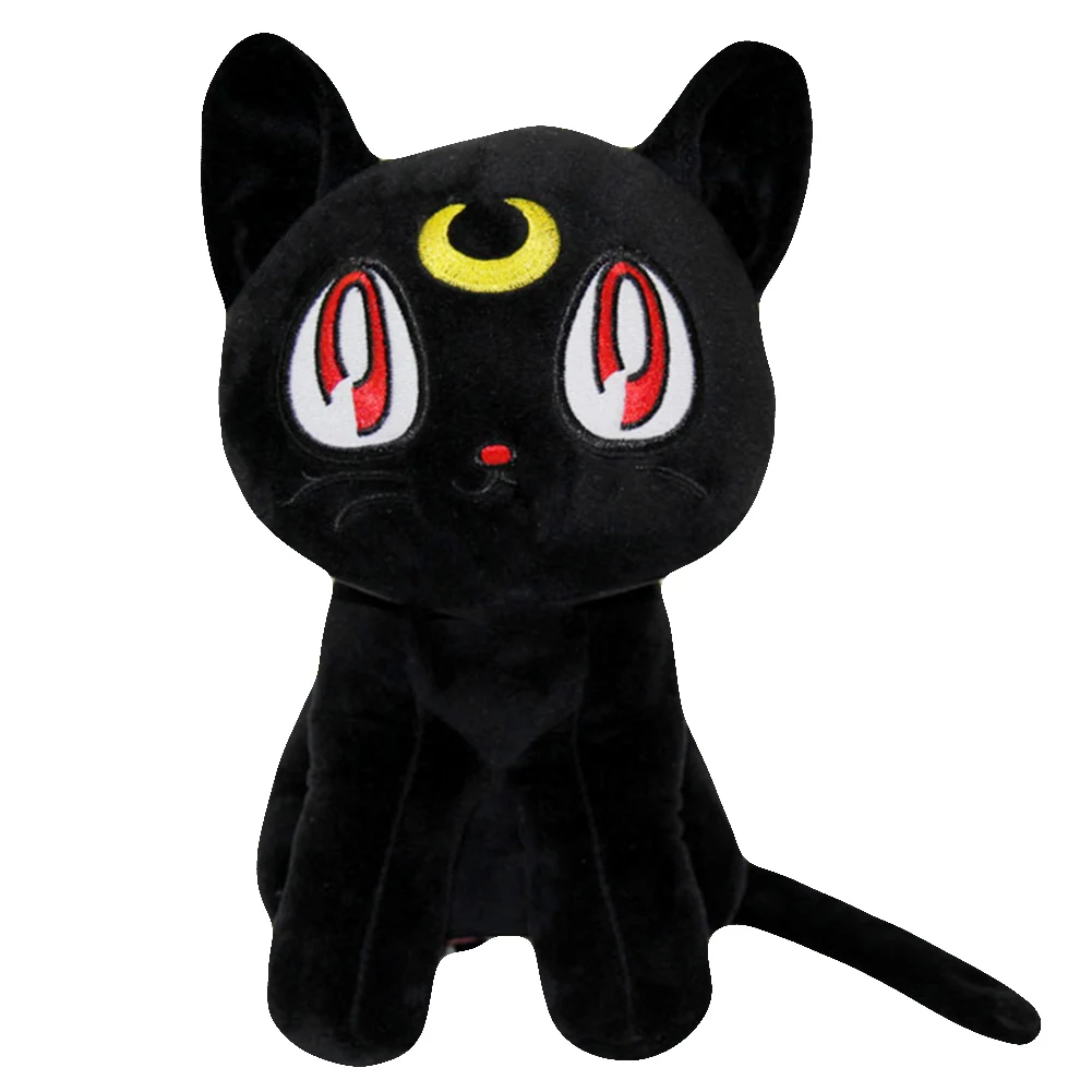 1PC Cartoon Sailor Moon Luna Cat 3 Colors Artemis Plush Toy Soft Stuffed Dolls 20CM