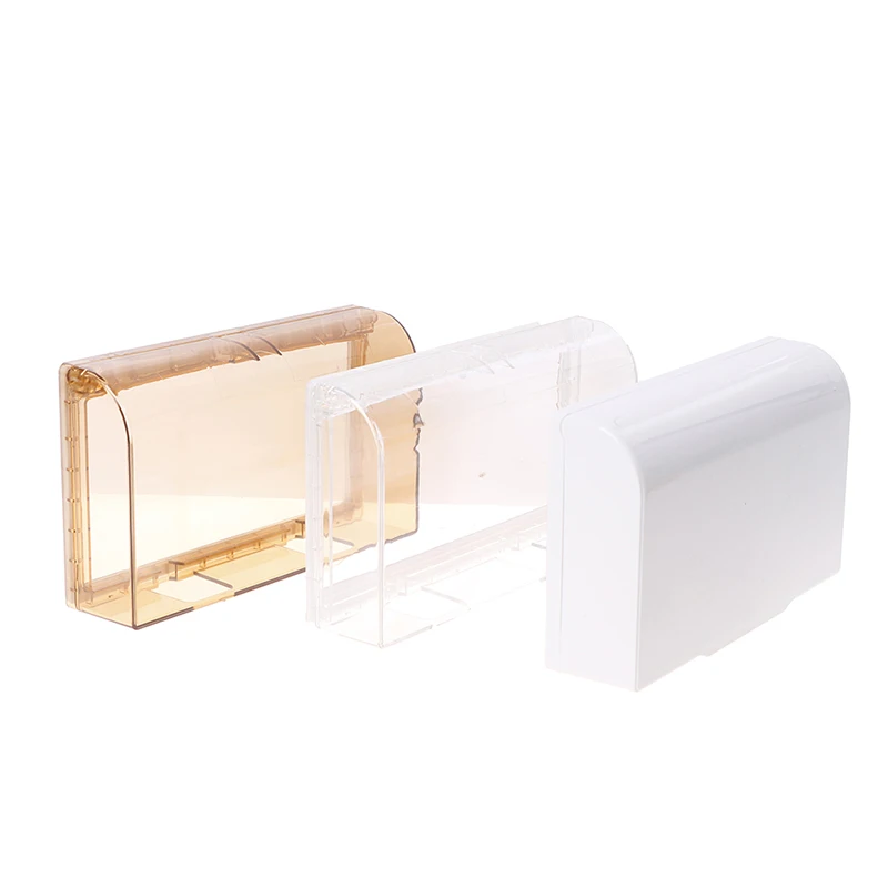 

86 Type Double Socket Switch Protector Electric Plug Cover Child Safety Box Waterproof Splash Box Power Outlet Bathroom Supplies