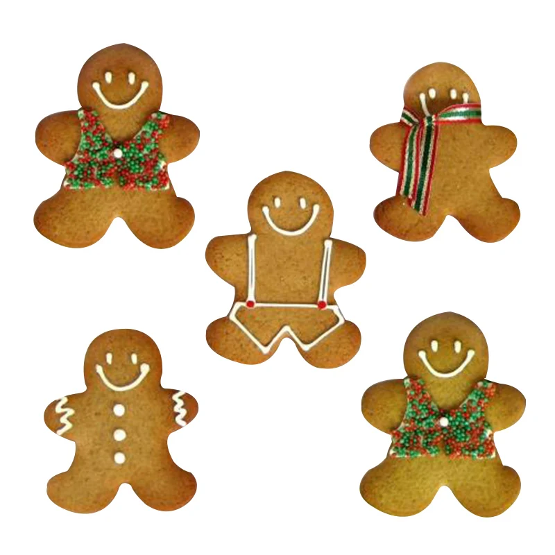 

1pcs set cookies cutter christmas decorative Gingerbread Men Shaped Holiday Biscuit Mold Kitchen cake Decorating Tools