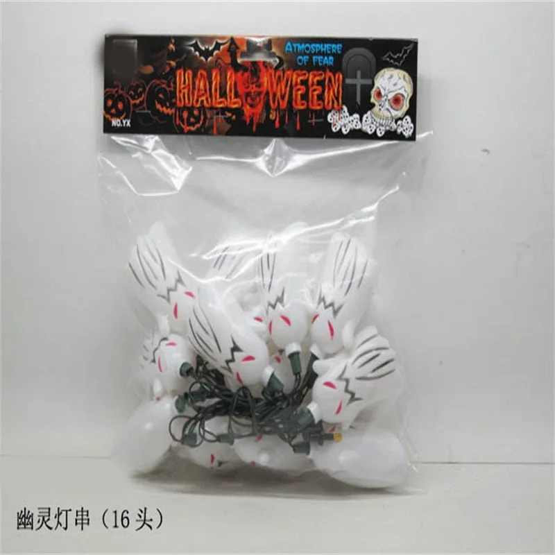 

Halloween Ghost Colorful Lights String Halloween Ghost Lamp Halloween Decoration Ghost Pumpkin Skull Colorful Lights