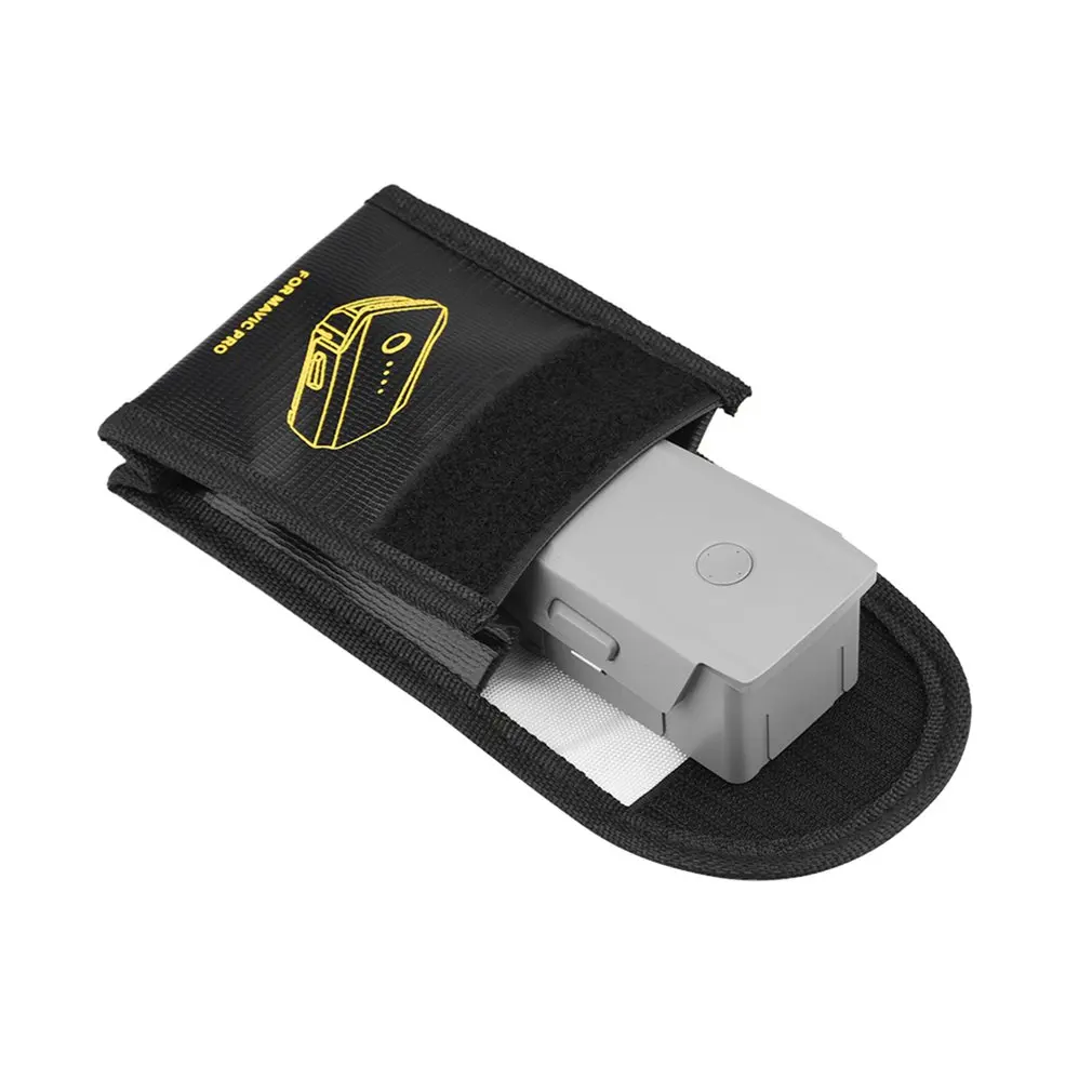 

For Dji MAVIC Air 2 Explosion Proof Battery Case Safe Storage Bag Fireproof Protective Case Radiation Protection