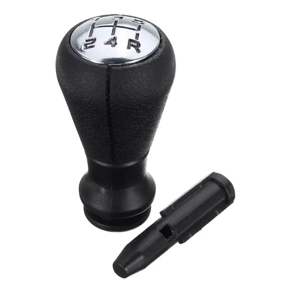 Car Gear Shifter Knob Leather Stick Car Gear Shifter Manual 5 Speed Shift Lever For Peugeot 106 206 306 406 107 207 307