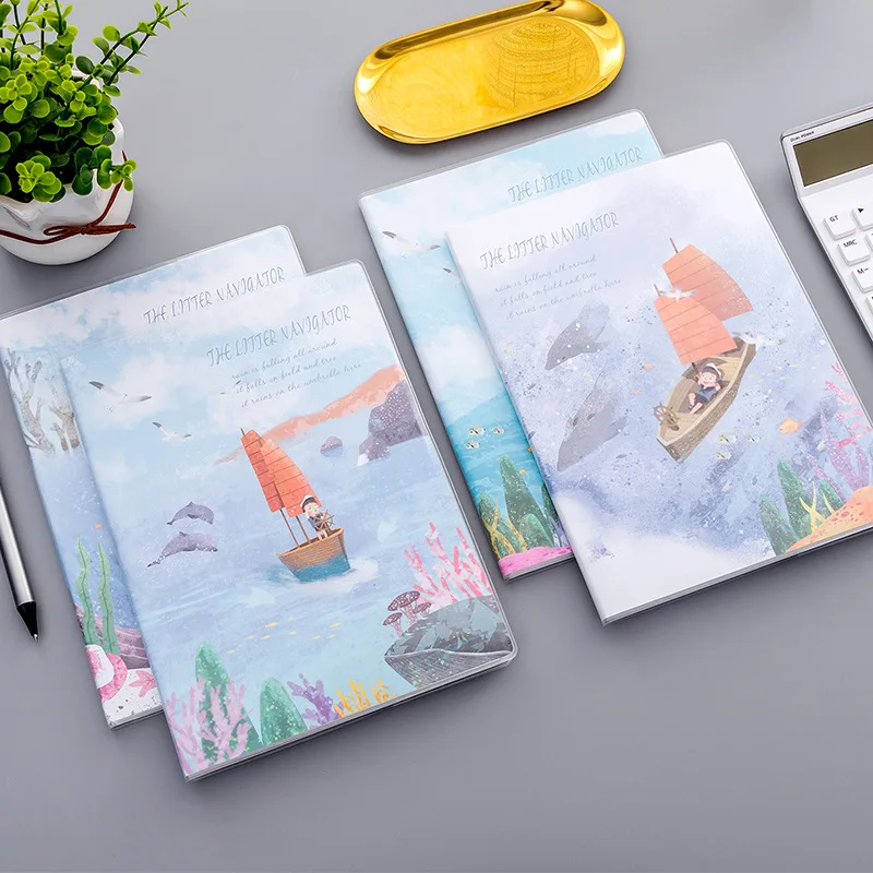 B5 большой пластиковый чехол для ноутбука тетрадь для студентов Южная Корея хипстер простой блокнот 16 к практическая заметка