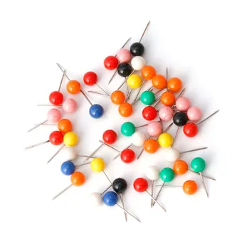 

500pcs/lot New Office Thumbtacks Push Pins Metal Pin Office&School Supplies Cork Wall Nails Photo Wall Studs